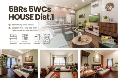 Private 5-6BRs house - Walk to BenThanh, BuiVien by Gon De Home – Ảnh 2