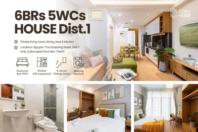 Private 5-6BRs house - Walk to BenThanh, BuiVien by Gon De Home – Ảnh 8