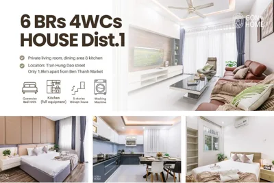 Private 5-6BRs house - Walk to BenThanh, BuiVien by Gon De Home – Ảnh 11